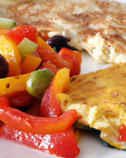 Mediterranean Omelette Magic: Olives and Flavor Unite