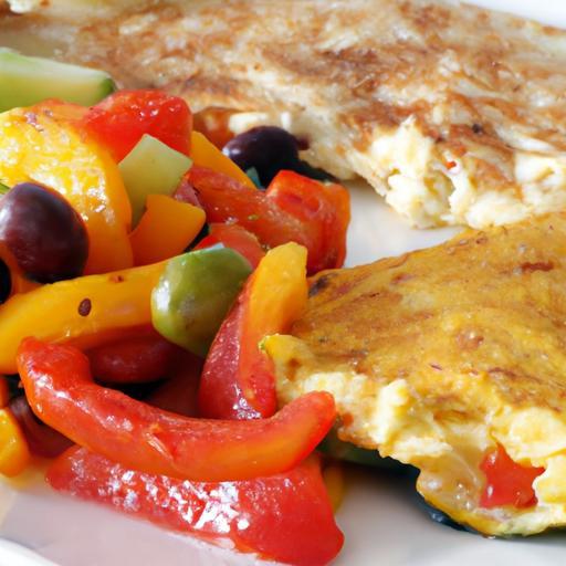 Mediterranean Omelette Magic: Olives and Flavor Unite