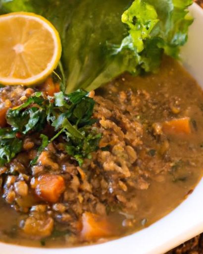 Hearty Lentil Soup with Greens & Rice: Classic Comfort Dish