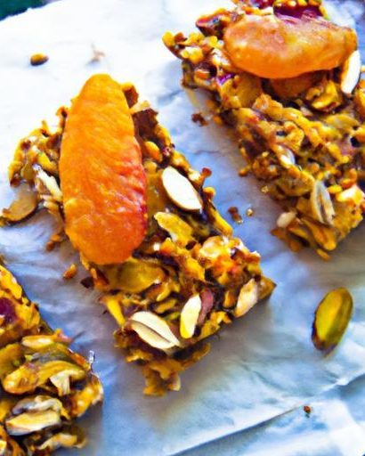 Nutty Goodness: Homemade Pistachio Apricot Granola Bars