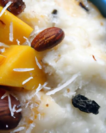 Creamy Vegan Coconut Rice Pudding: A Tropical Delight
