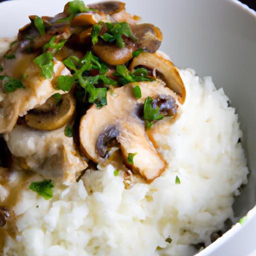 Creamy Mushroom Chicken and Rice: A Comfort Food Classic