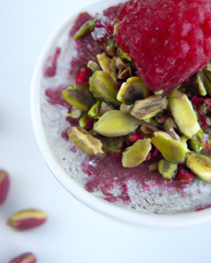 Raspberry Pistachio Chia Pudding: A Nutty Berry Superfood Delight