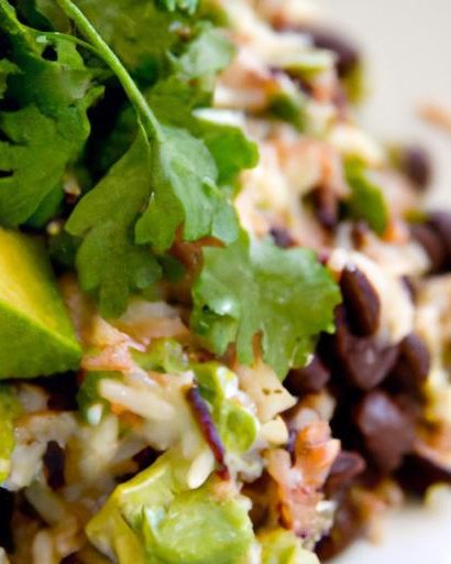 Creamy Avocado Rice and Beans: A Nutritious Flavor Fusion