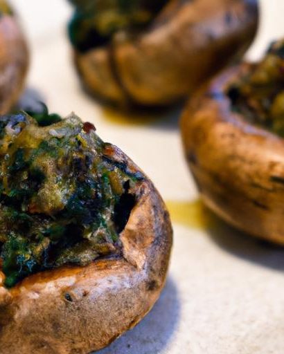 Savor the Flavor: Irresistible Spinach Stuffed Mushrooms Recipe