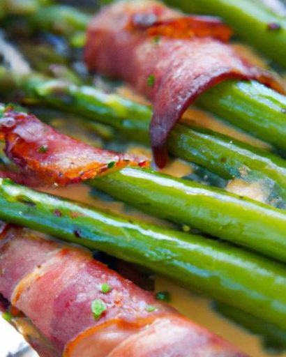 Sizzling Bacon-Wrapped Asparagus: A Savory Veggie Twist