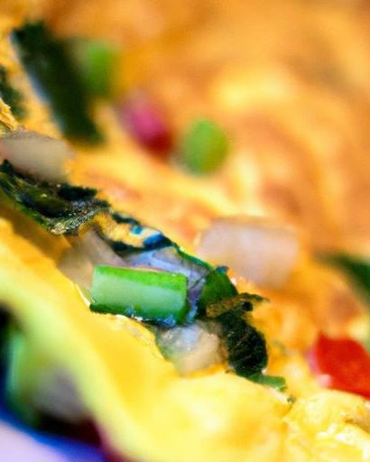 Wholesome Vegetable Omelette with Onions: A Flavorful Boost