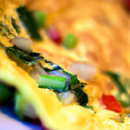 Wholesome Vegetable Omelette with Onions: A Flavorful Boost