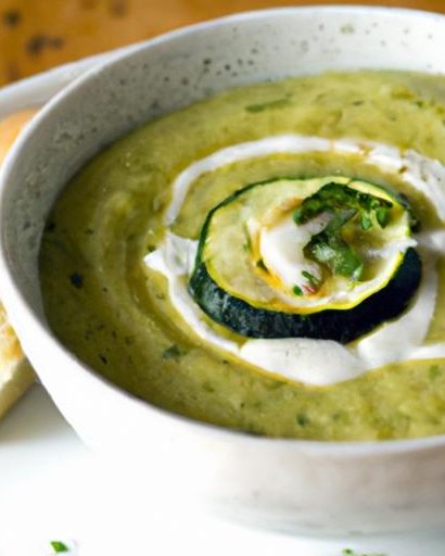 Zucchini Soup: A Fresh, Healthy Twist on Comfort Food