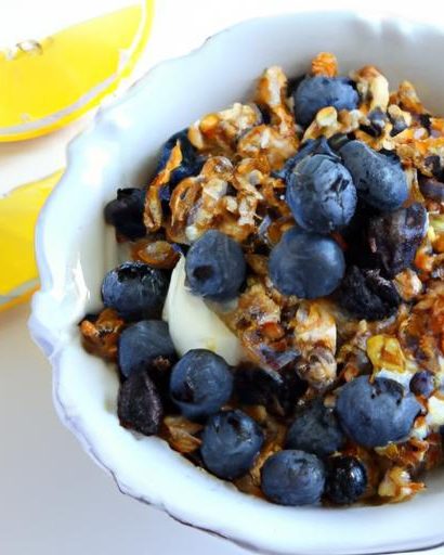 Zesty Blueberry Lemon Granola: A Fresh Twist on Breakfast