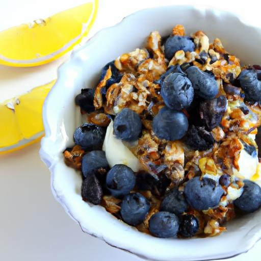 Zesty Blueberry Lemon Granola: A Fresh Twist on Breakfast