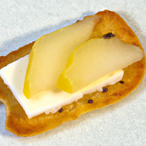 Swiss & Pear on Crackers: A Savory-Sweet Flavor Harmony