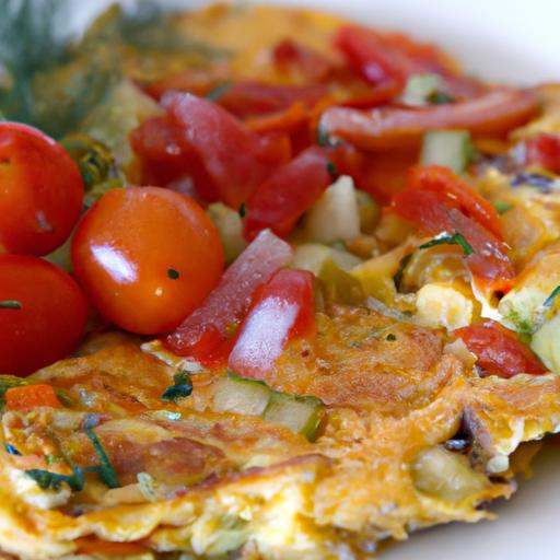 Mediterranean Omelette Magic: Olives and Flavor Unite