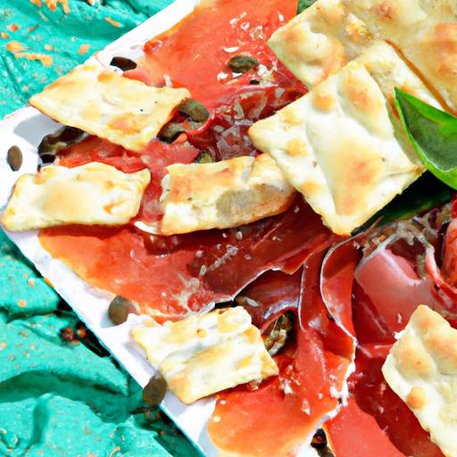 Savory Delights: Mozzarella & Prosciutto with Crackers Guide