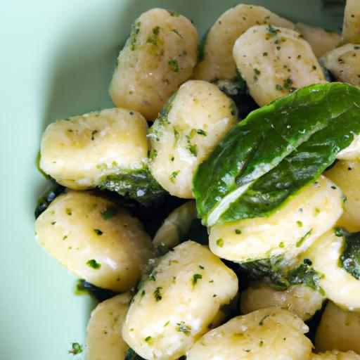 Brighten Dinner Tonight with Easy Homemade Pesto Gnocchi