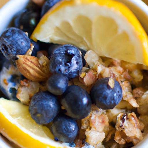 Zesty Blueberry ⁣Lemon ⁣Granola: A fresh ⁢Twist on Breakfast