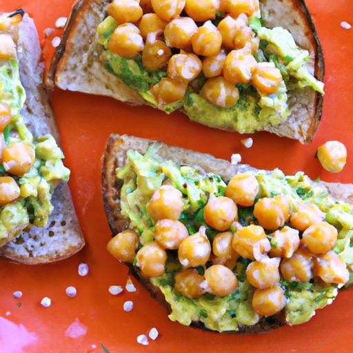 Creamy​ Avocado & ‌Chickpea‍ Toast: A ​Nutritious Twist