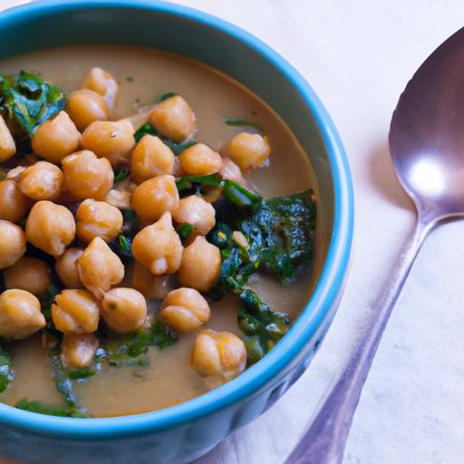 Hearty Chickpea & Spinach Soup: Nutritious Comfort in a Bowl