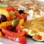 Mediterranean Omelette Magic: Olives and Flavor Unite