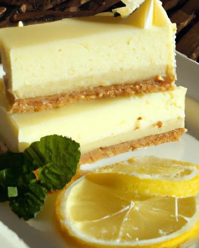 Zesty Lemon Cheesecake Bars: A Tart and Creamy Delight