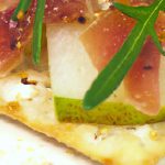 Swiss & Pear on Crackers: A Savory-Sweet Flavor Harmony