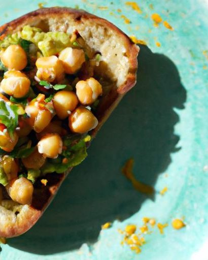 Creamy Avocado & Chickpea Toast: A Nutritious Twist