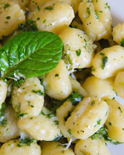 Pesto Gnocchi Delight: A Flavorful Twist on Classic Pasta