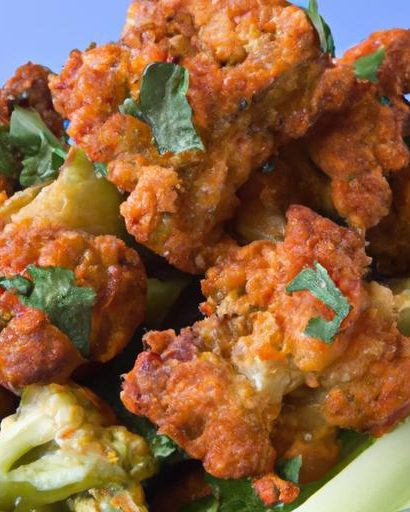 Fiery Cauliflower Hot Wings: A Crispy, Spicy Twist