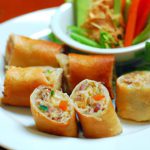 Crispy Egg Rolls Packed with Eggs and Fresh Veggies Delight